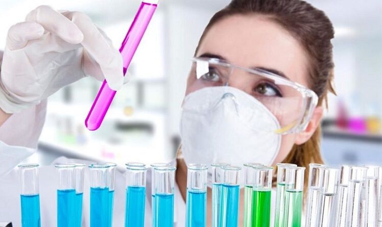 analyse de la présence de parasites dans le corps