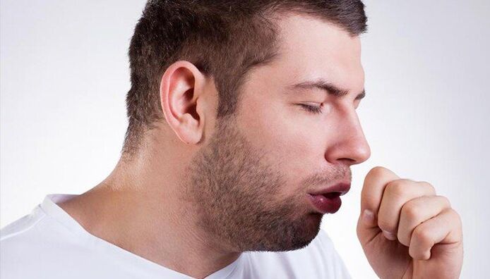 toux comme symptôme de la présence de parasites